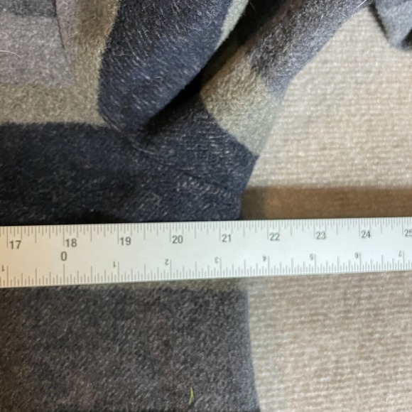 prAna Women's Size Medium Lily Jacket Wool Blend Striped Gray - Picture 13 of 16